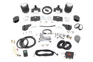 Dodge Ram 1500 Air Spring Kit - Rear - Rough Country - Wireless Controller + 4 Inch Lift Kit - '09-'10